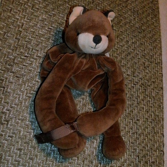 Bunnies By The Bay FOXY SILLY BUDDY Fox Soft Cozy Plush Lovey Pacifier Holder - Picture 1 of 4